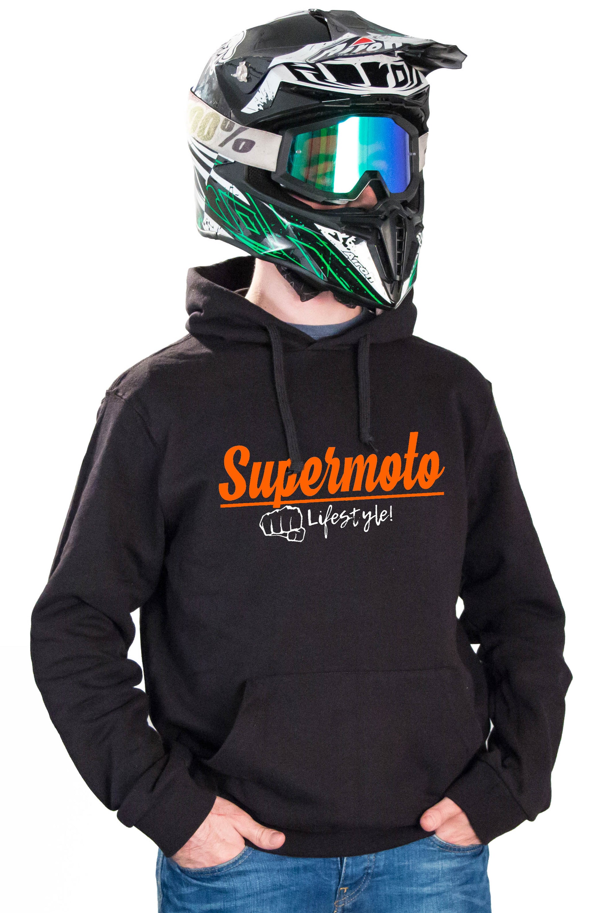 SM LIFESTYLE - BLACK HOODIES - Thebrapshop