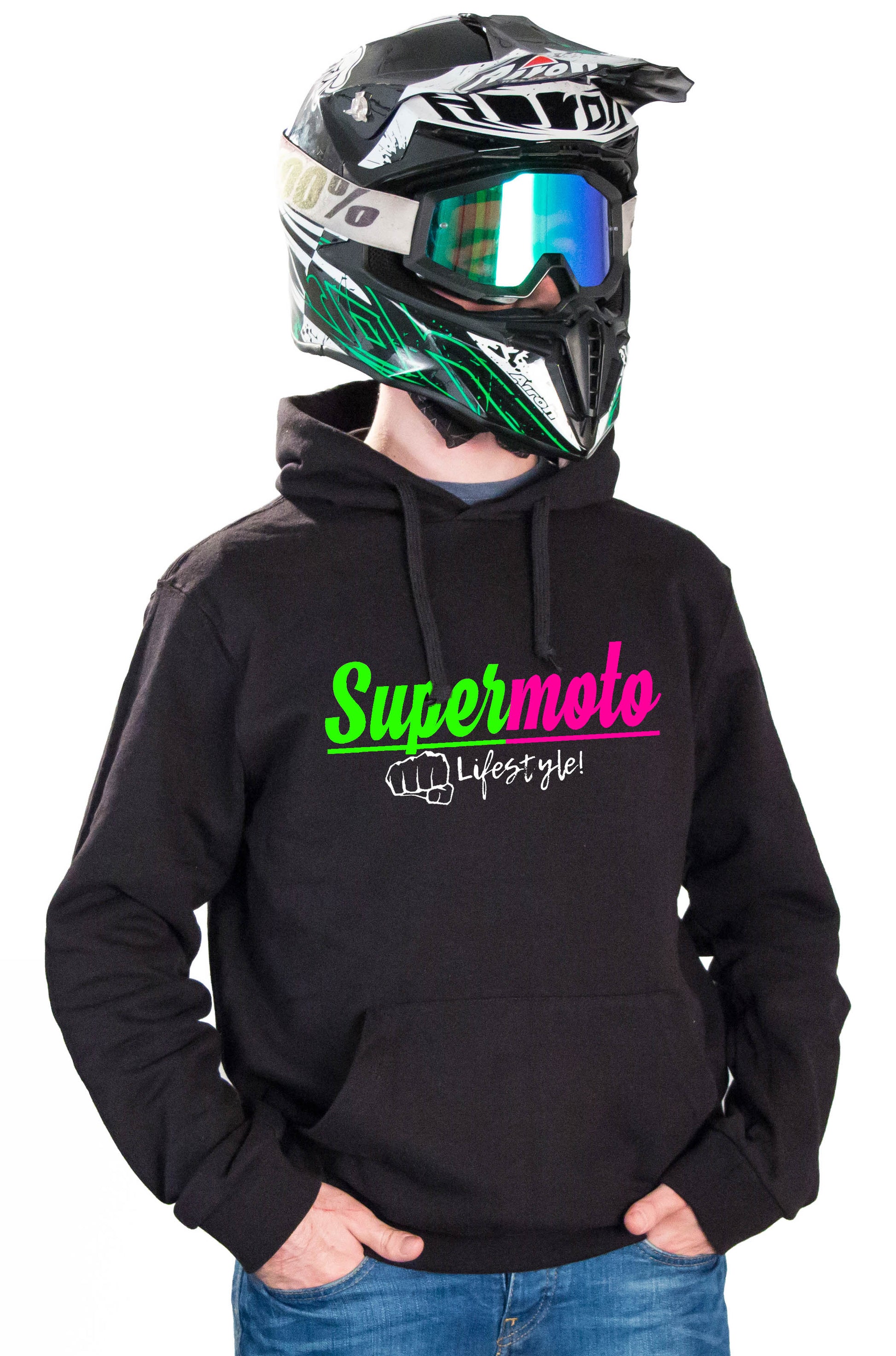 SM LIFESTYLE - BLACK HOODIES - Thebrapshop