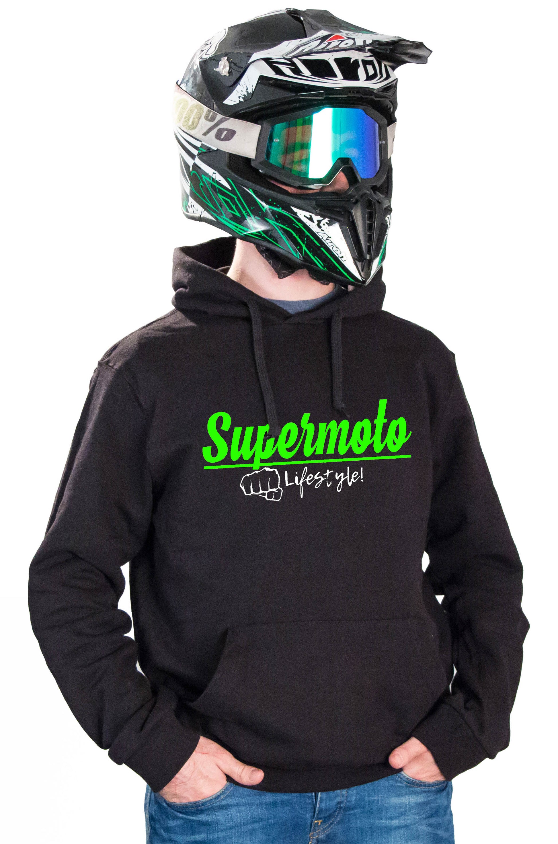 SM LIFESTYLE - BLACK HOODIES - Thebrapshop