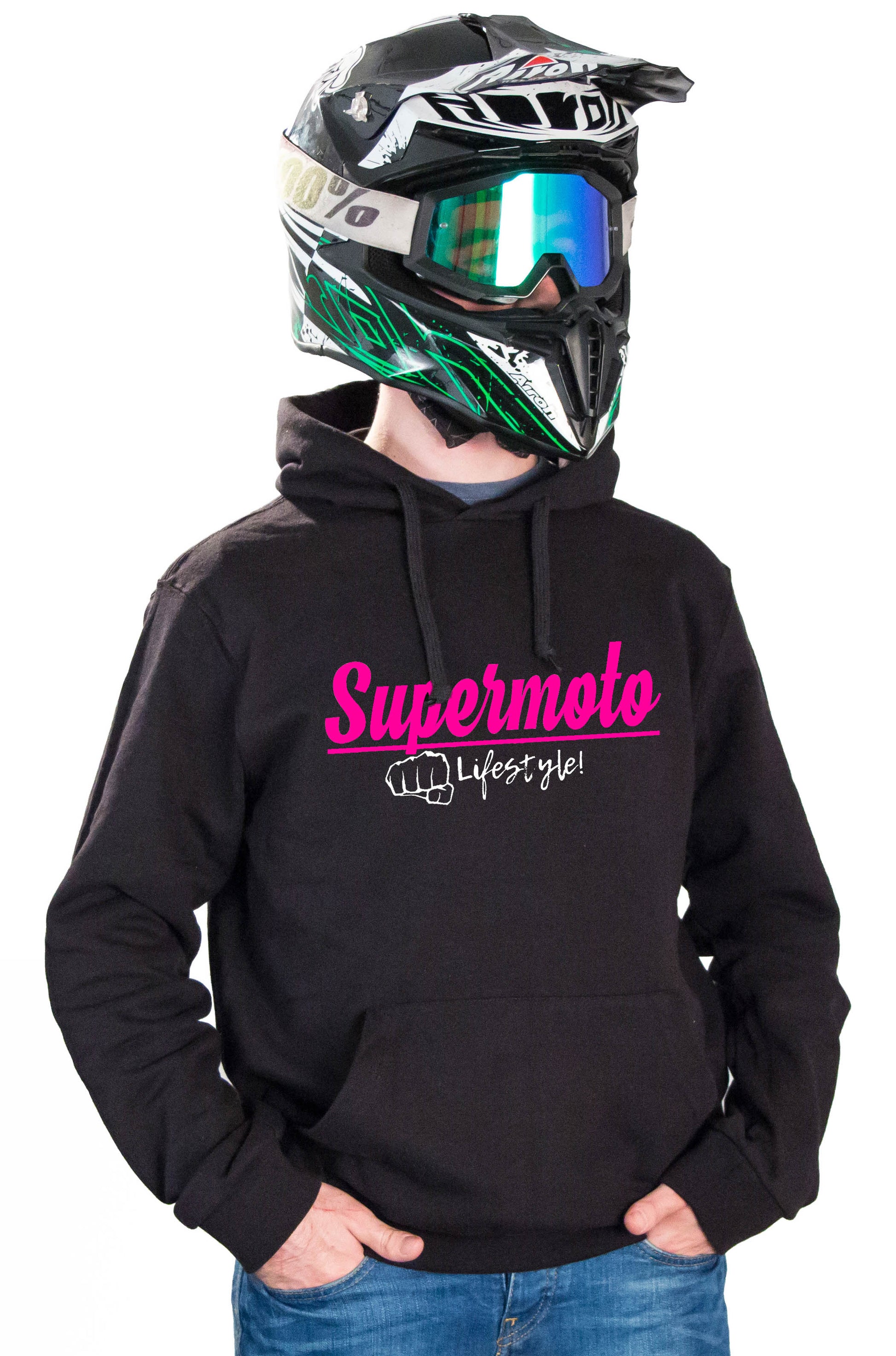SM LIFESTYLE - BLACK HOODIES - Thebrapshop