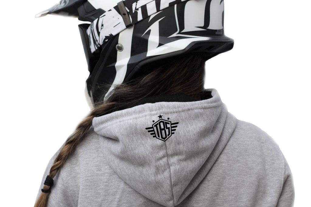 SM NOT SORRY - GREY STRIPED HOODIES - Thebrapshop