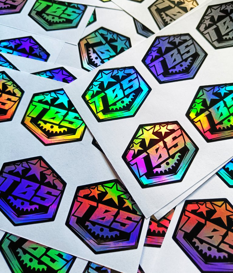 TBS ARMY HOLOGRAPHIC STICKERS - Thebrapshop