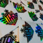 TBS SHIELD HOLOGRAPHIC STICKERS - Thebrapshop