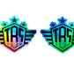 TBS SHIELD HOLOGRAPHIC STICKERS - Thebrapshop