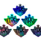 TBS SHIELD HOLOGRAPHIC STICKERS - Thebrapshop