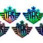 TBS SHIELD HOLOGRAPHIC STICKERS - Thebrapshop